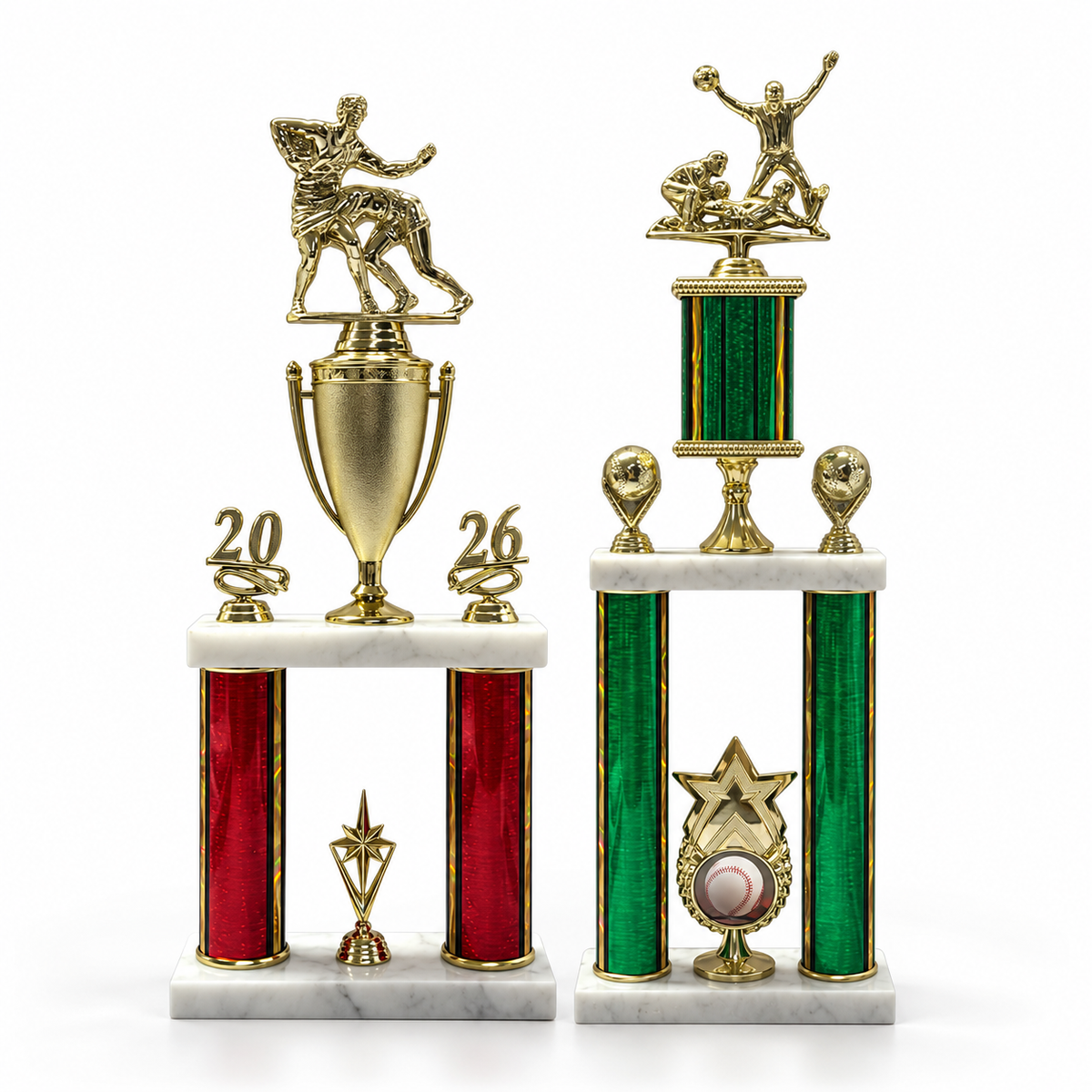 Double-Post Trophies