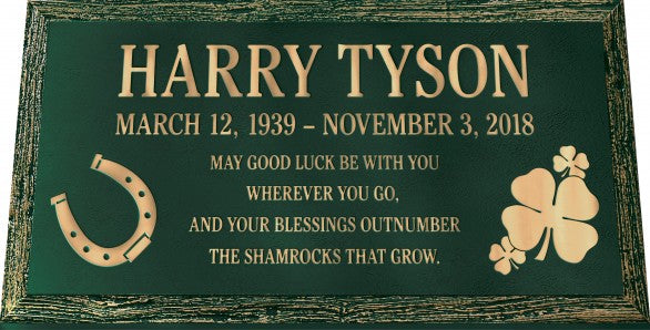 MEMORIAL CAST BRONZE PLAQUES