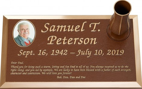 MEMORIAL CAST BRONZE PLAQUES
