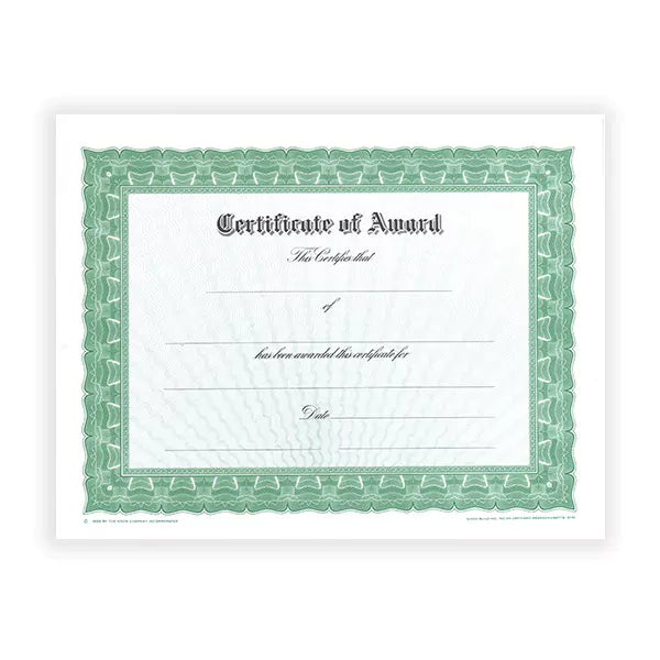 Certificate Paper