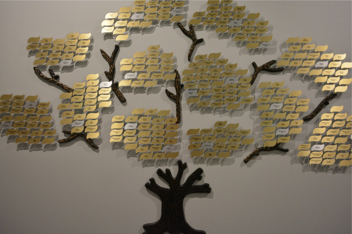 Custom Donor Wall