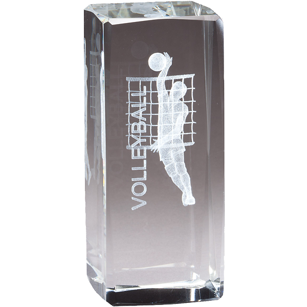 3D Laser Crystal Sports Award