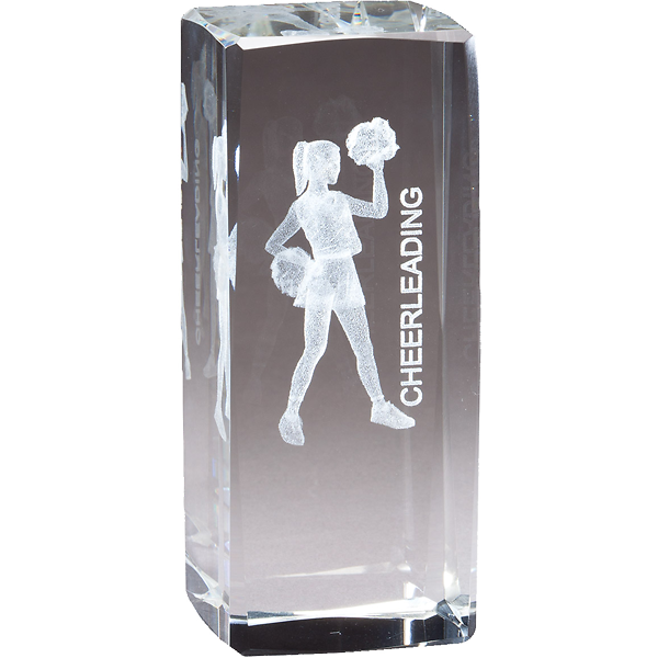 3D Laser Crystal Sports Award