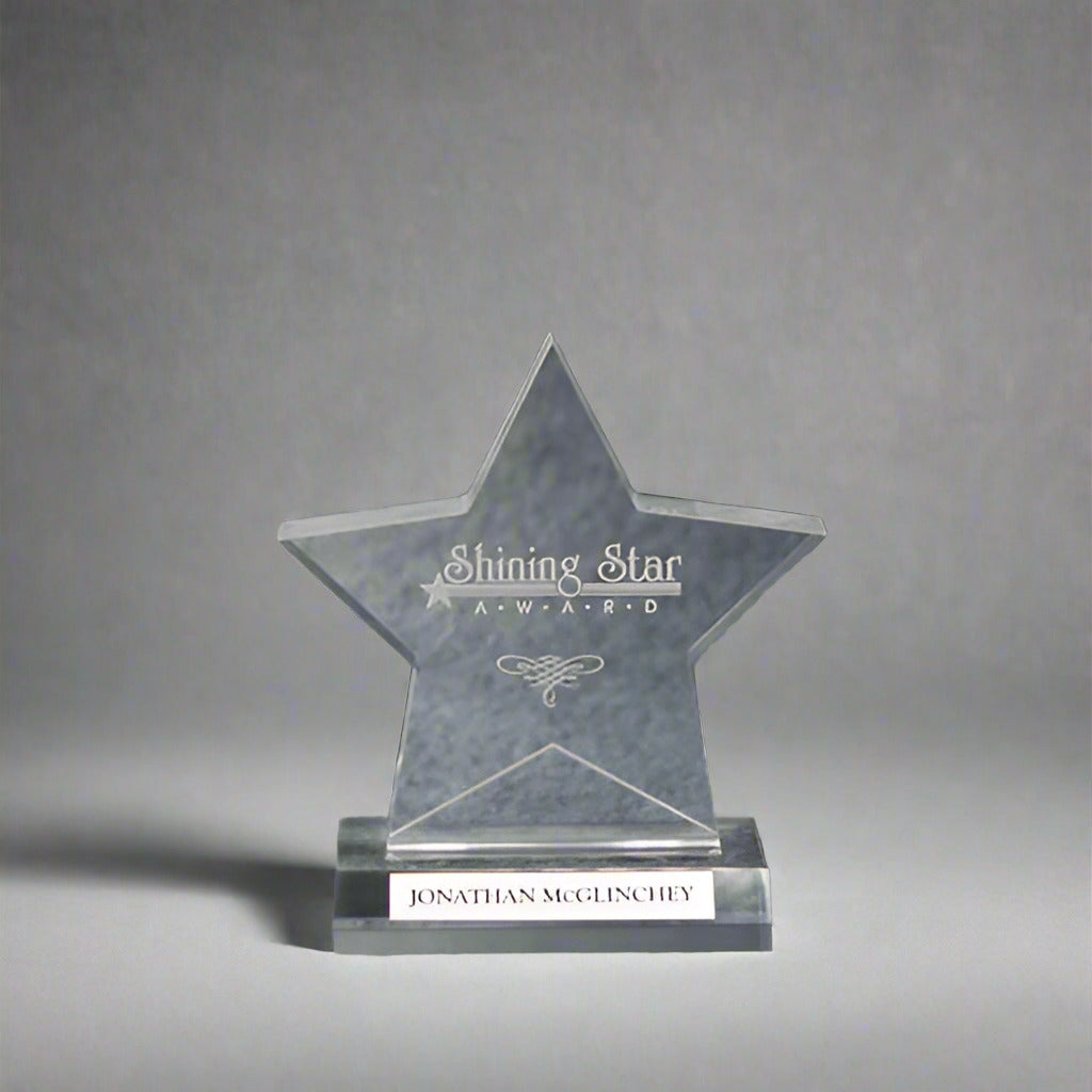 Acrylic Star on Base