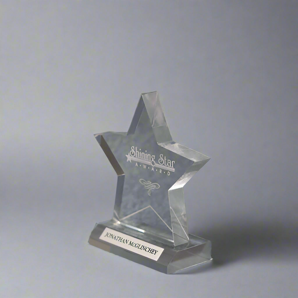 Acrylic Star on Base
