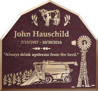 MEMORIAL CAST BRONZE PLAQUES