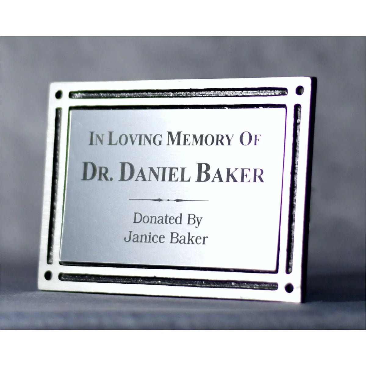Quick Turn Cast Aluminum Plaque
