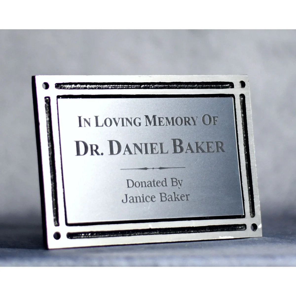 Quick Turn Cast Aluminum Plaque