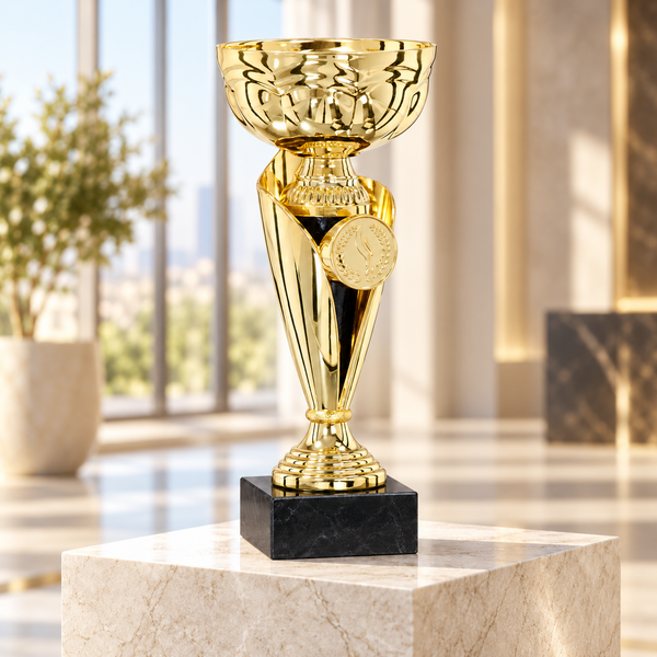 Logo Gold Metal Cup