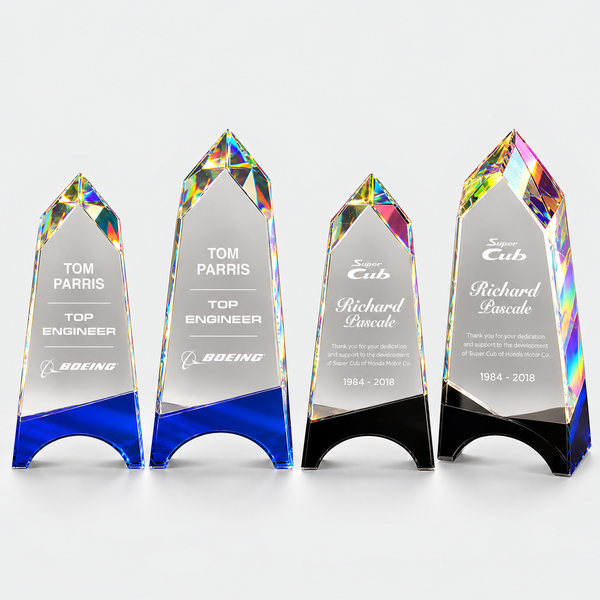 Intergalactic Spectra Color Crystal Award — available size and color options, catalog view