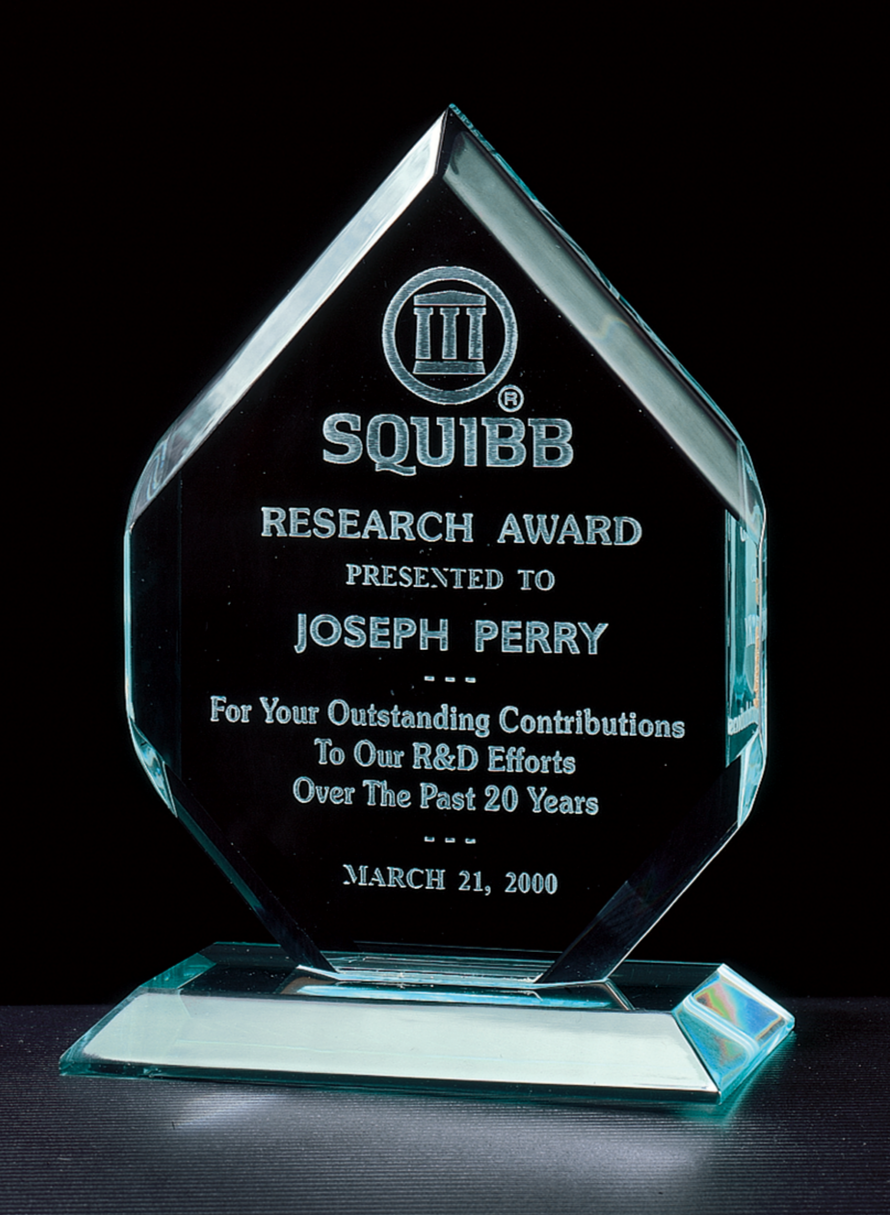 Thick Polished Diamond Acrylic Award