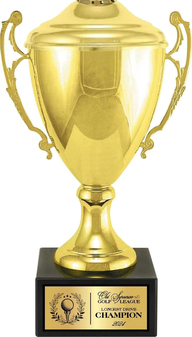 Italian Metal Cup w/lid and Figure