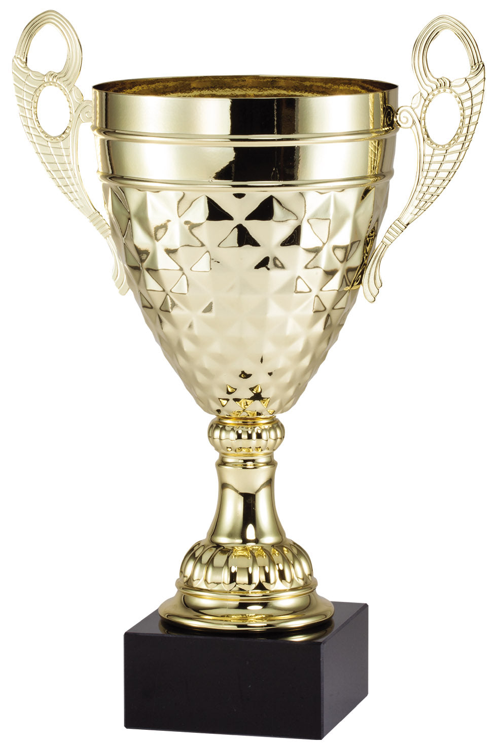 Diamond Metal Cup On Marble Base