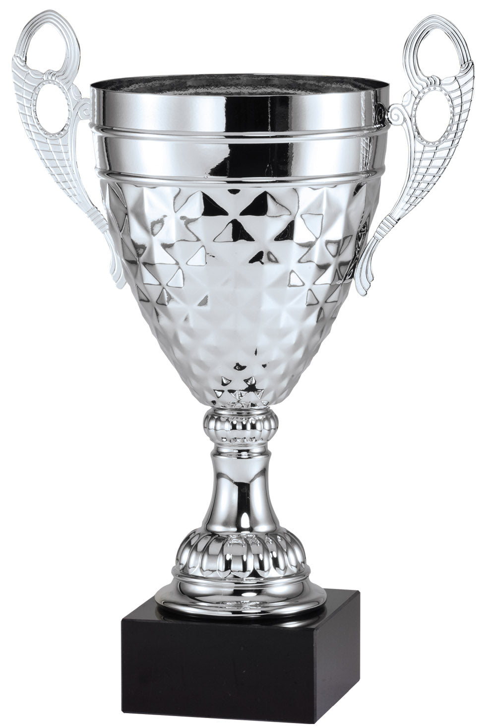 Diamond Metal Cup On Marble Base