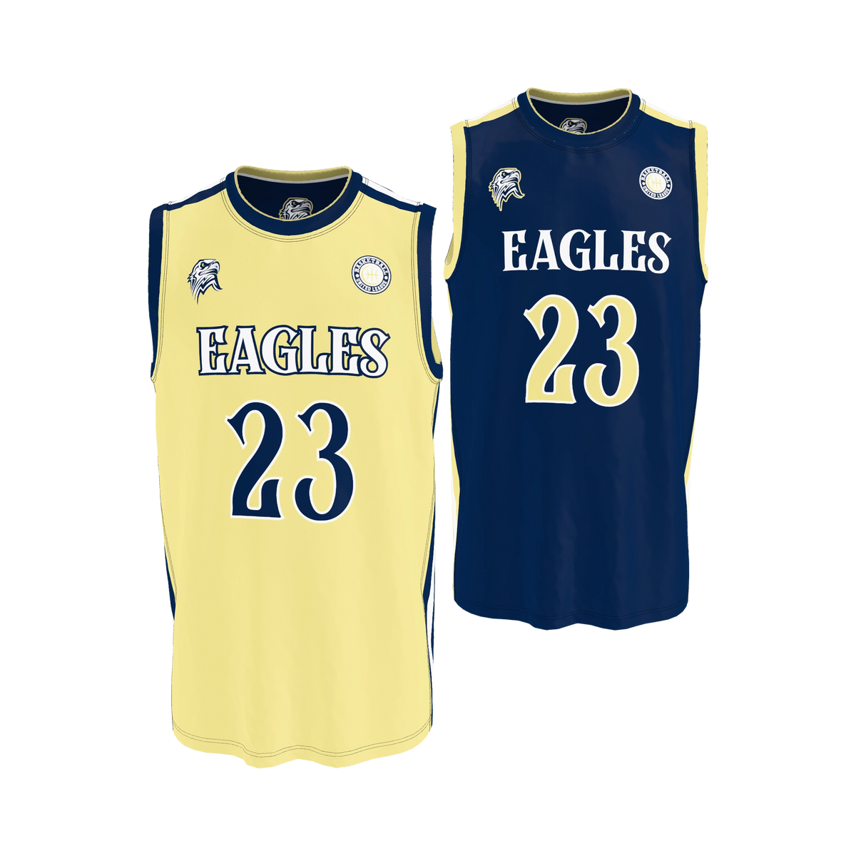 Custom Sublimated Men's & Youth Reversible Round-Neck Basketball Jersey — BBJ04R supplier view 6