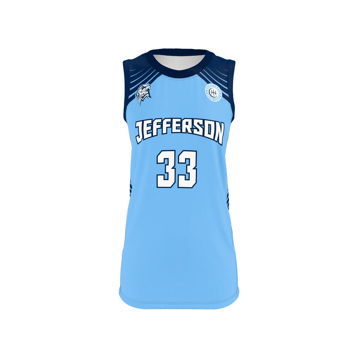 Custom Sublimated Women's & Girls' Round-Neck Basketball Jersey — BBJ06 supplier view 6