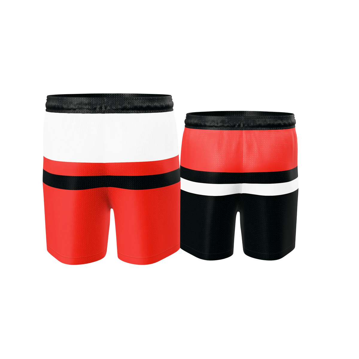 Custom Sublimated Men's & Youth Reversible Basketball Shorts — BBS01R~5 supplier view 4
