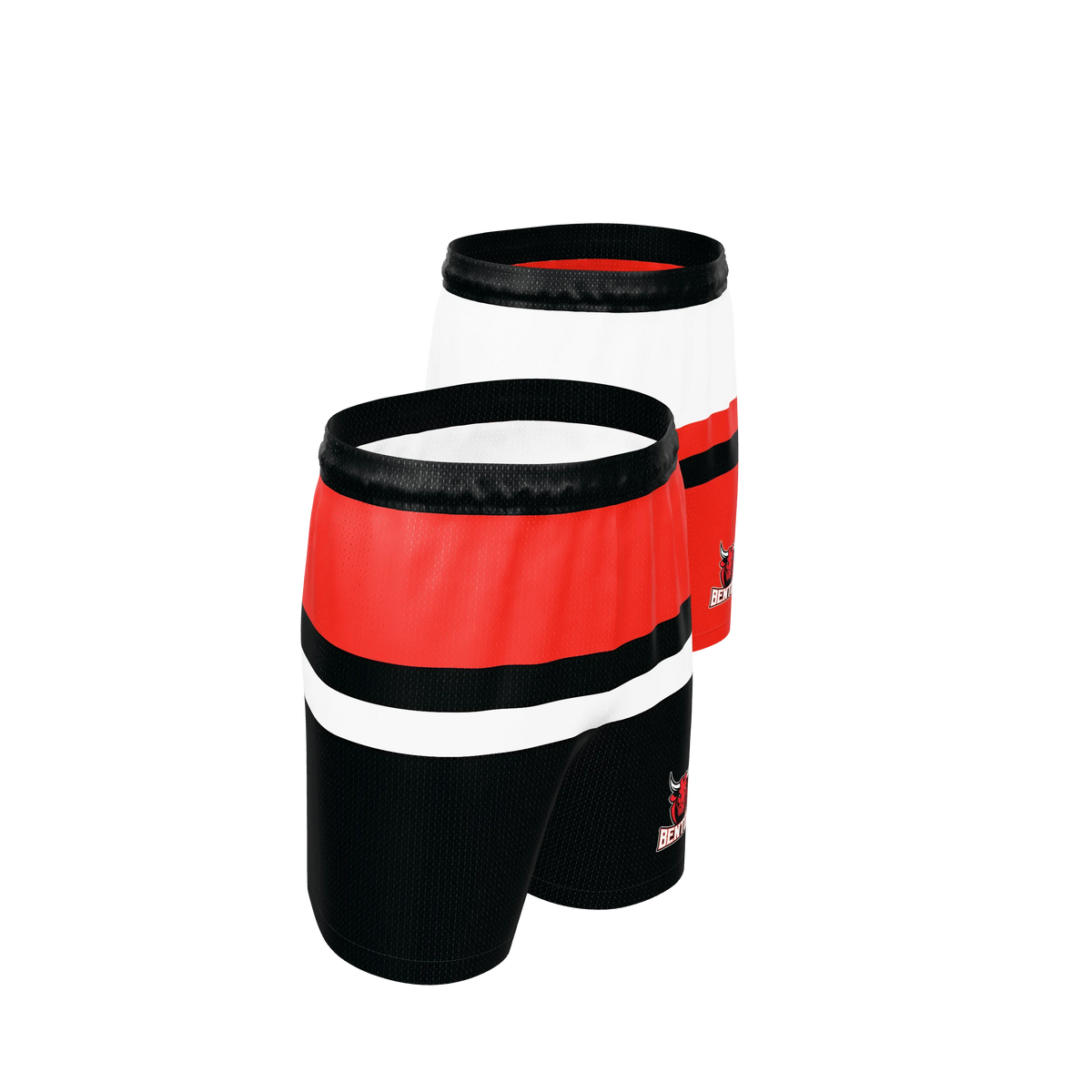 Custom Sublimated Men's & Youth Reversible Basketball Shorts — BBS01R~5 supplier view 8
