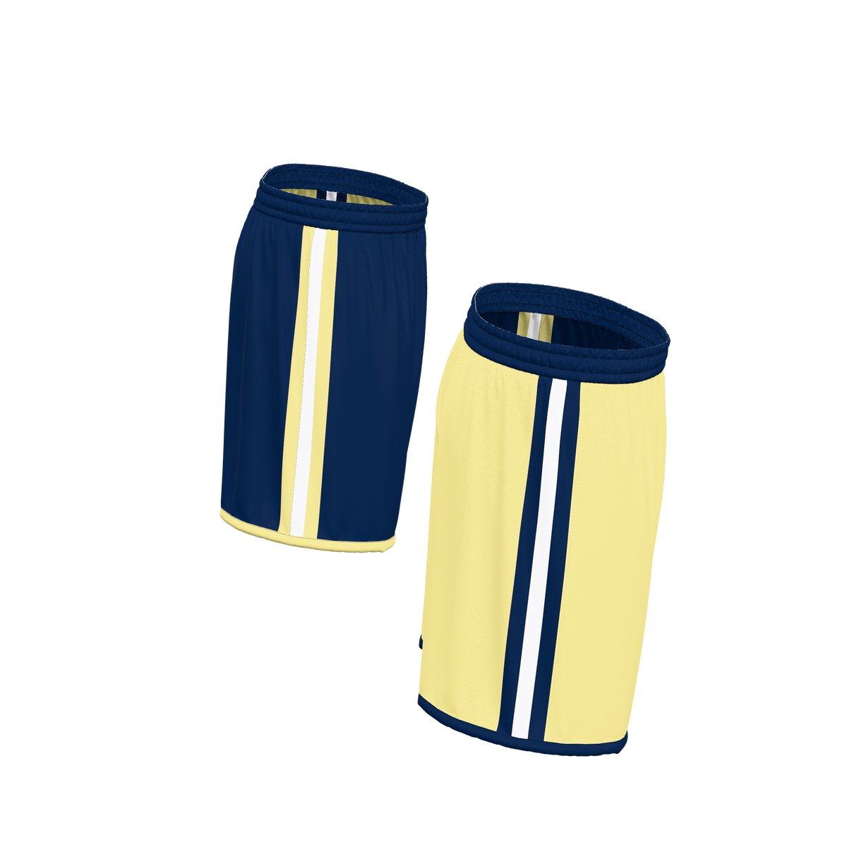 Custom Sublimated Men's & Youth Reversible Basketball Shorts — BBS01R~7 supplier view 5