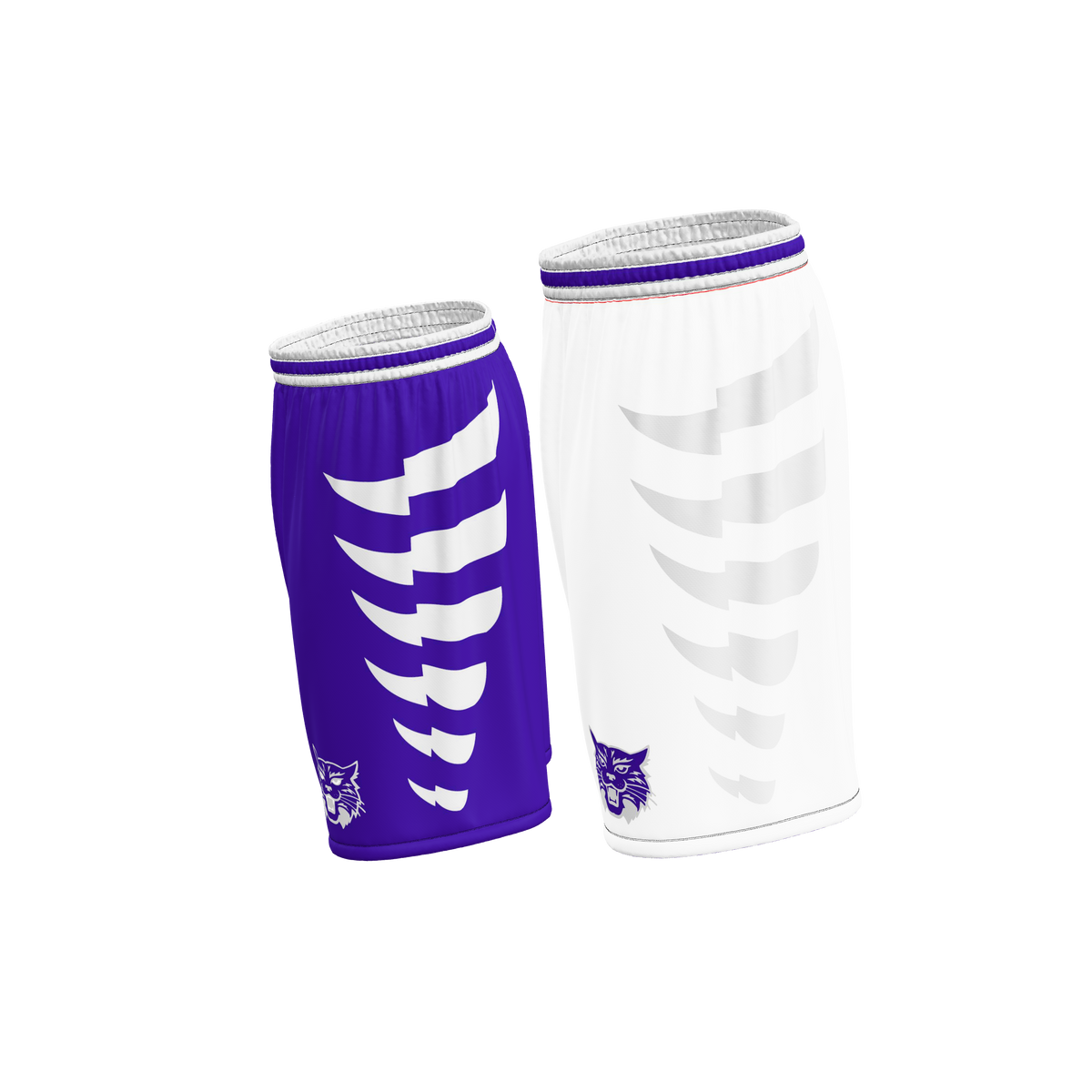 Custom Sublimated Men's & Youth Reversible Basketball Shorts — BBS01R~9 supplier view 3