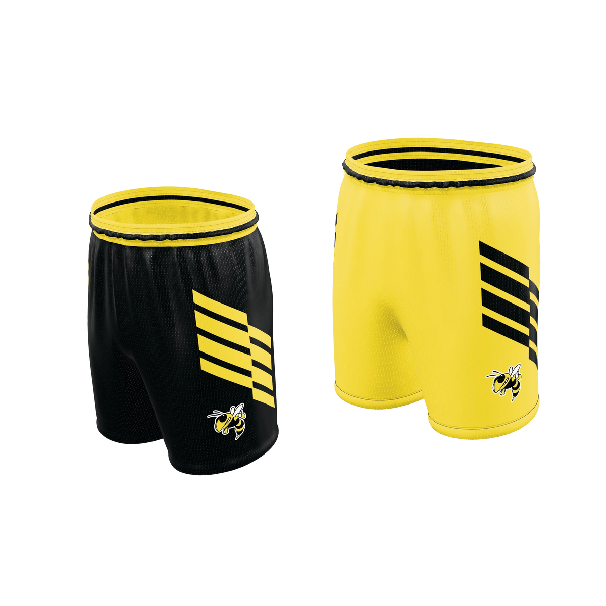 Custom Sublimated Men's & Youth Single-Ply Reversible Basketball Shorts — BBS01SPR~5 supplier view 2