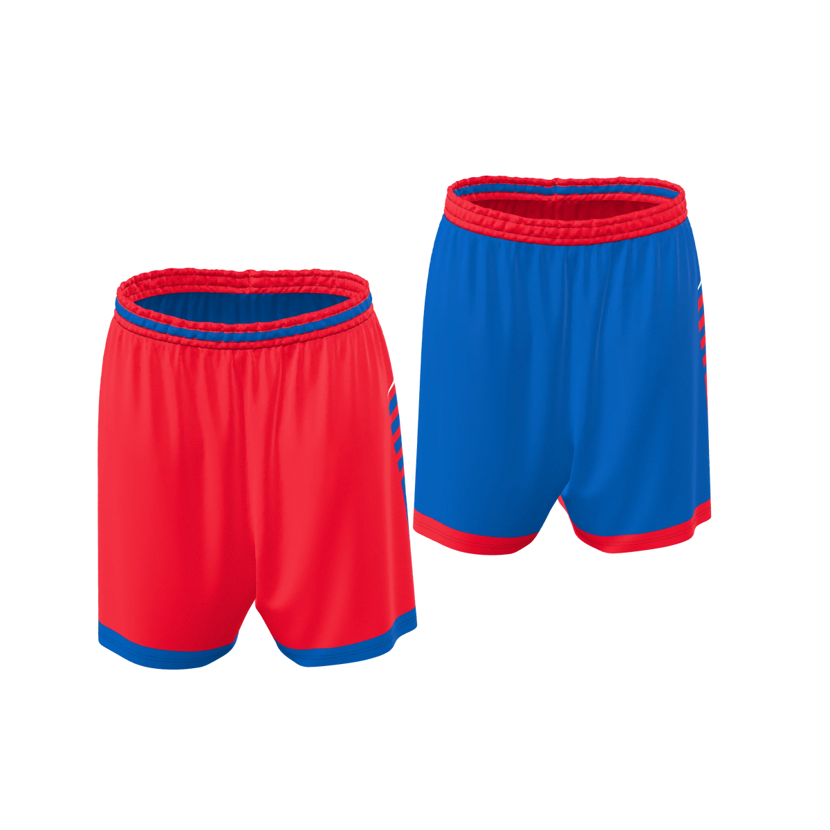 Custom Sublimated Women's & Girls' Reversible Basketball Shorts — BBS02R~5 supplier view 1