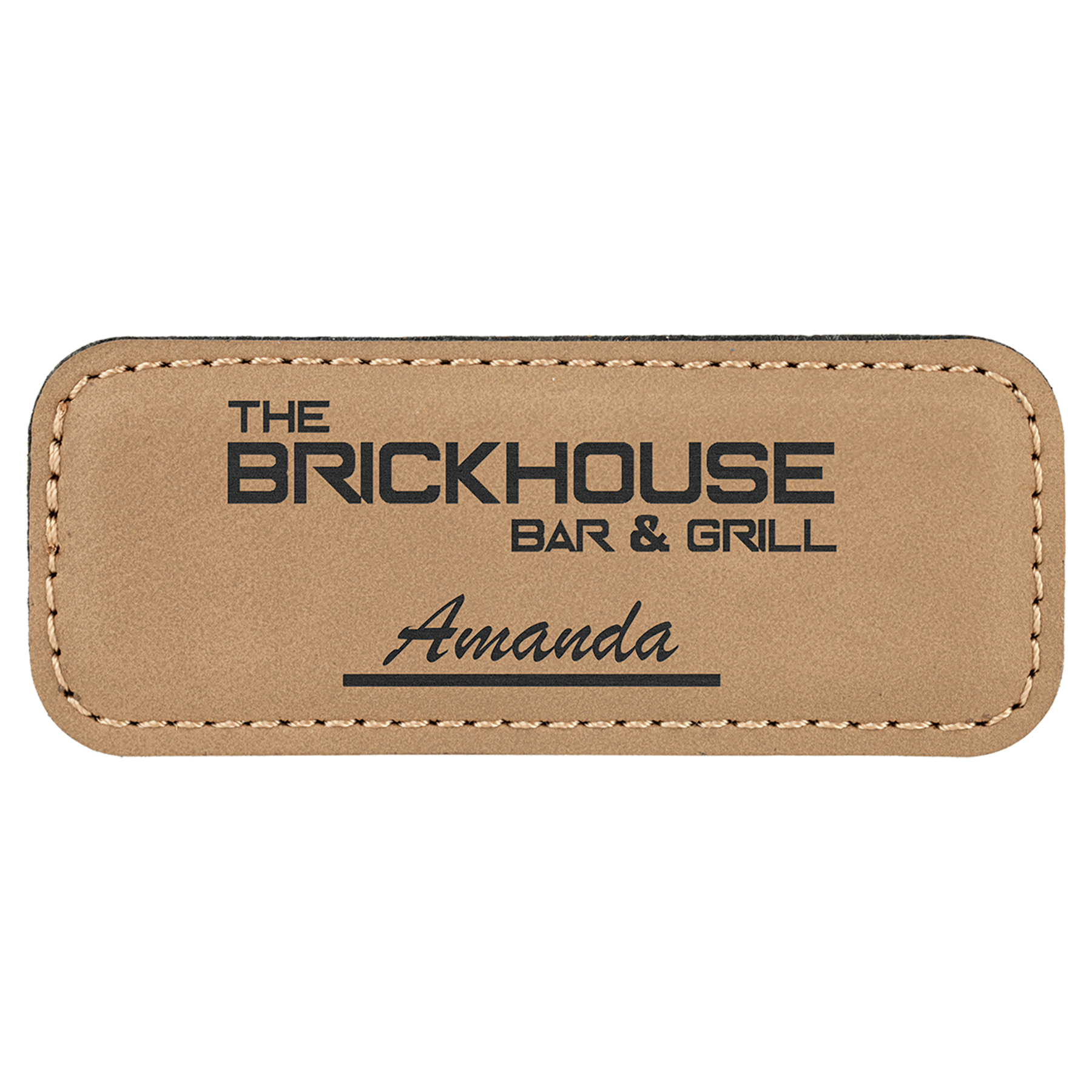 Leatherette Name Badge