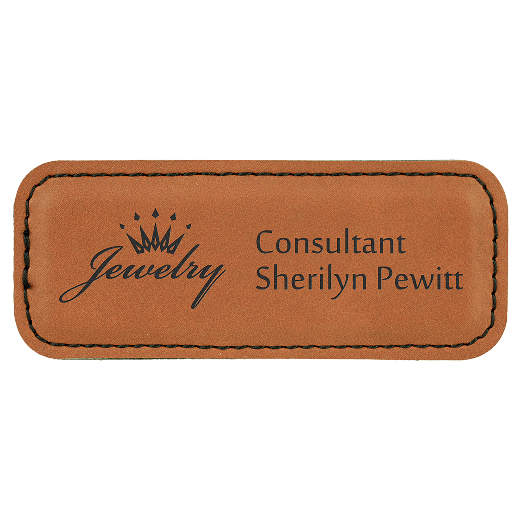 Leatherette Name Badge