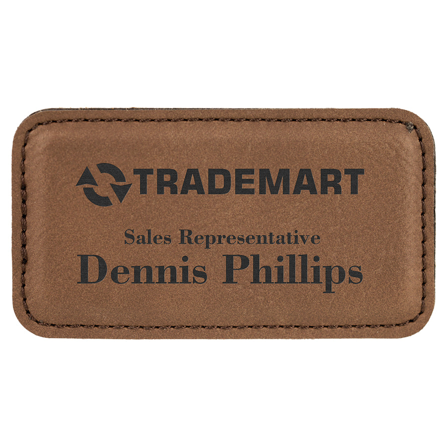 Leatherette Name Badge