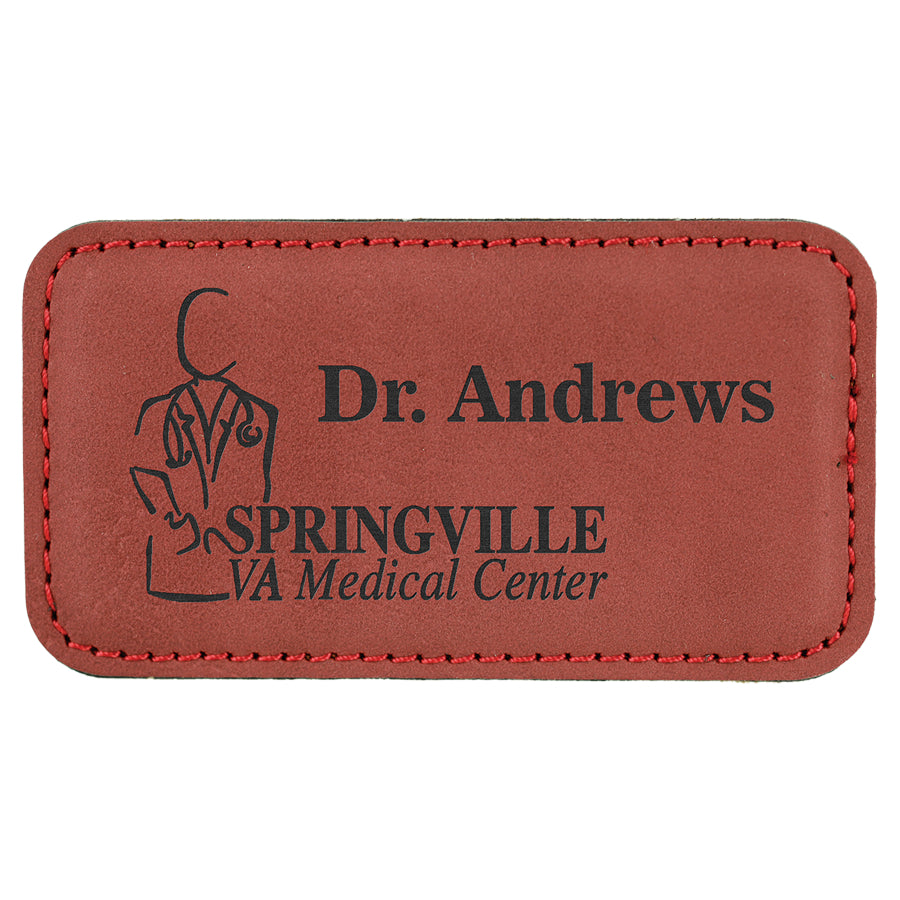 Leatherette Name Badge