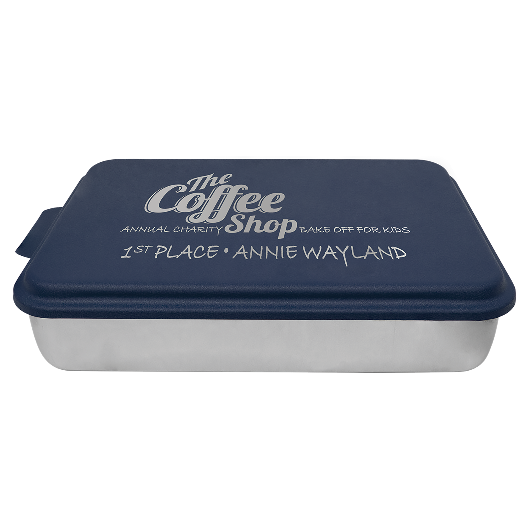 Aluminum Cake Pan with Powder-Coated Lid