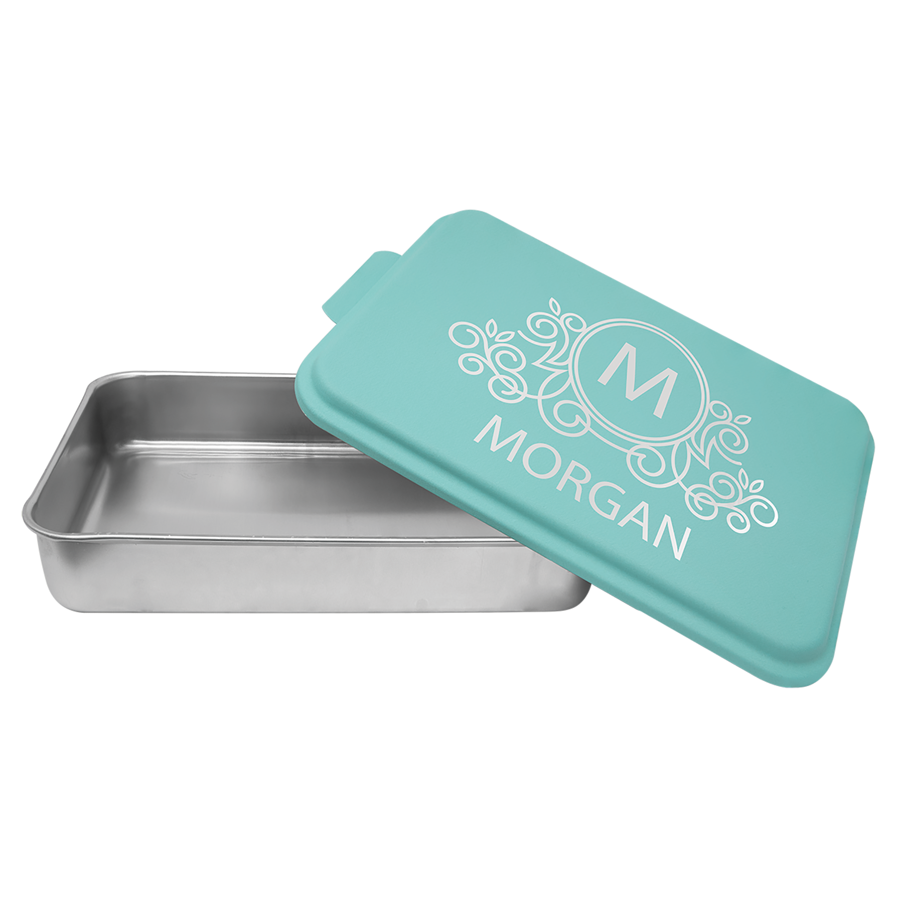 Aluminum Cake Pan with Powder-Coated Lid