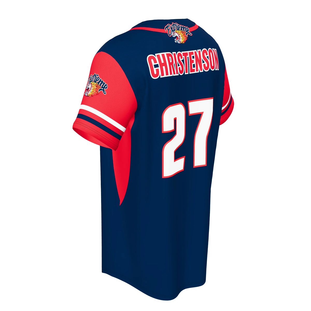 Custom Sublimated Men's Full-Button Baseball Jersey — baseball alternate view 5