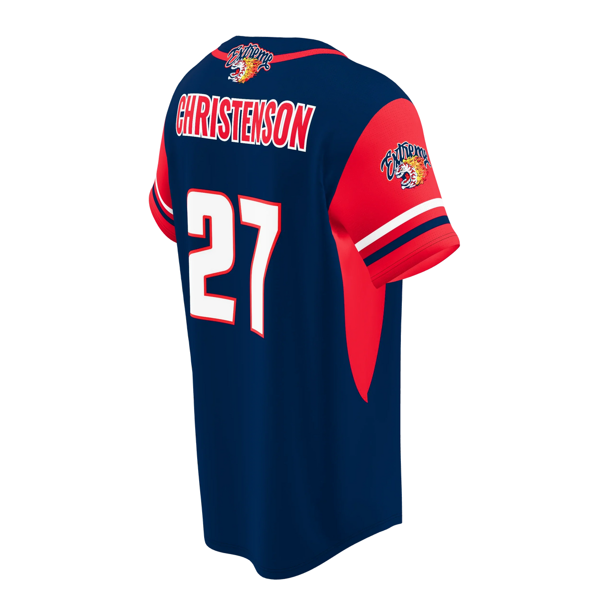 Custom Sublimated Men's Full-Button Baseball Jersey — baseball alternate view 6