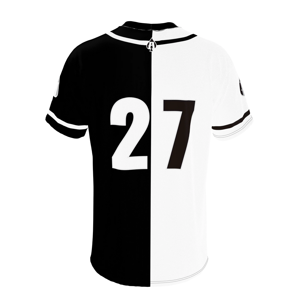Custom Sublimated Men's & Youth Two-Button Baseball Jersey — view 4