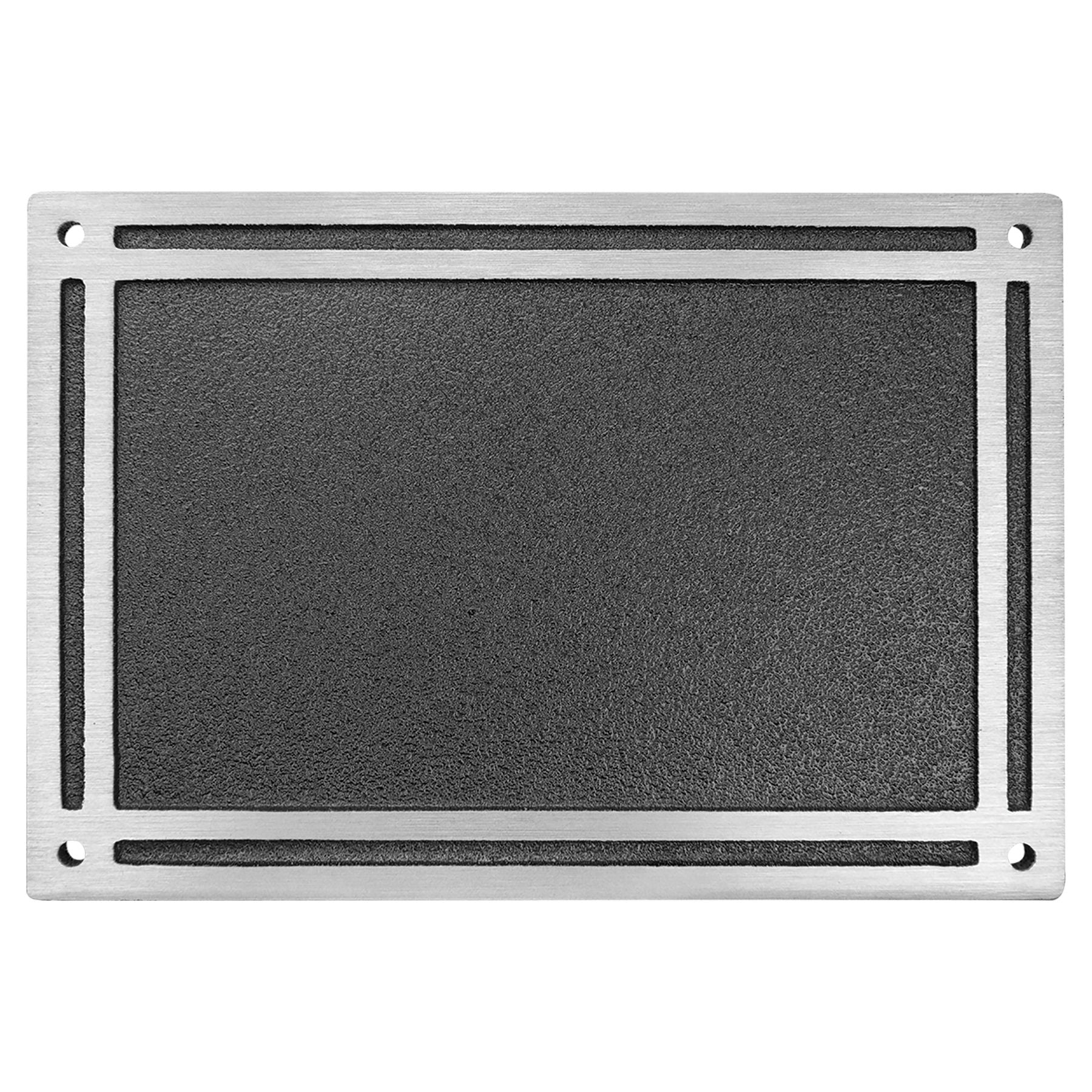 Quick Turn Cast Aluminum Plaque