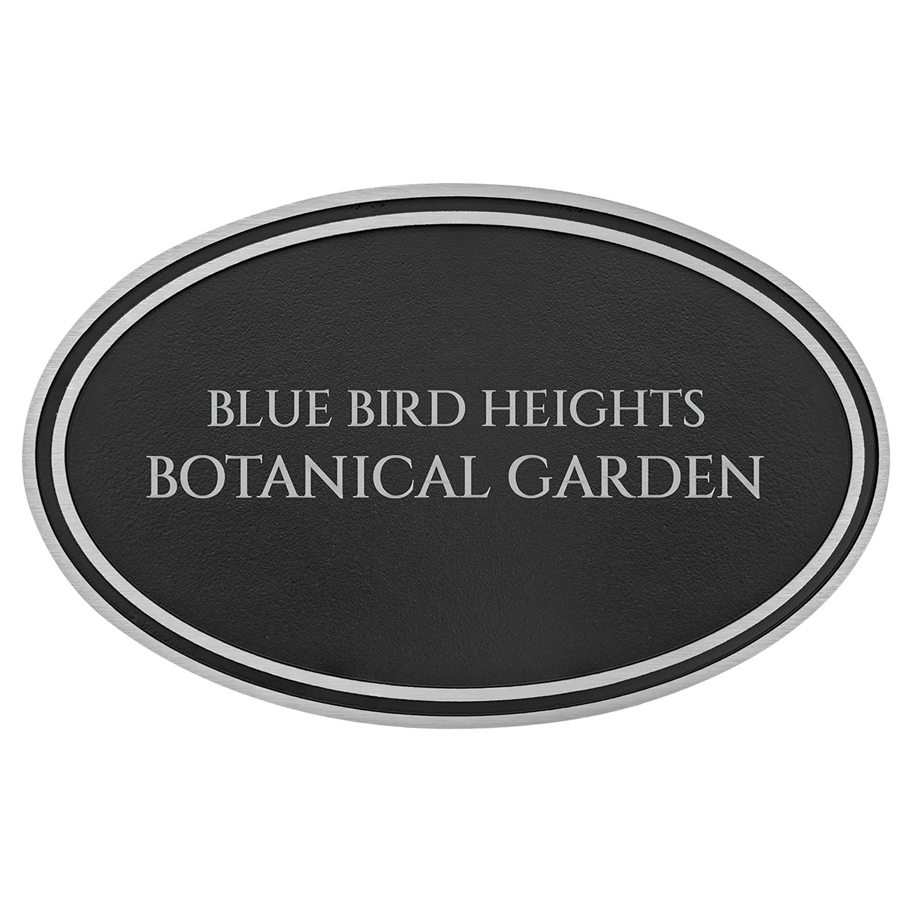 Cast Aluminum Oval With Garden Stake