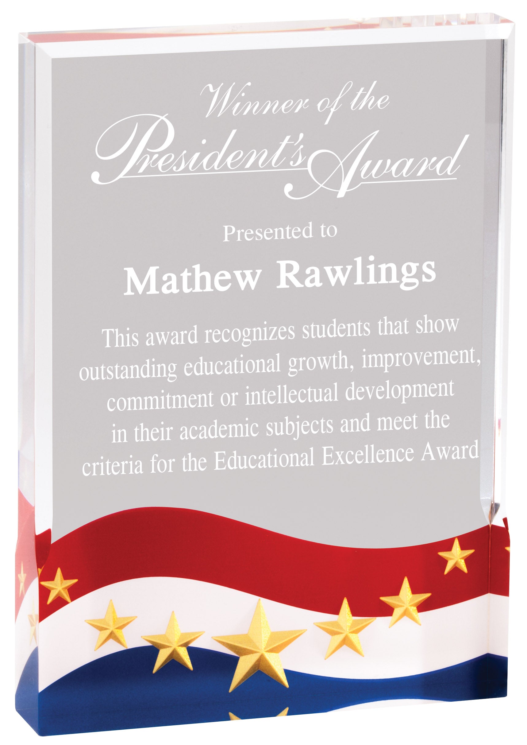 Patriot Acrylic Award