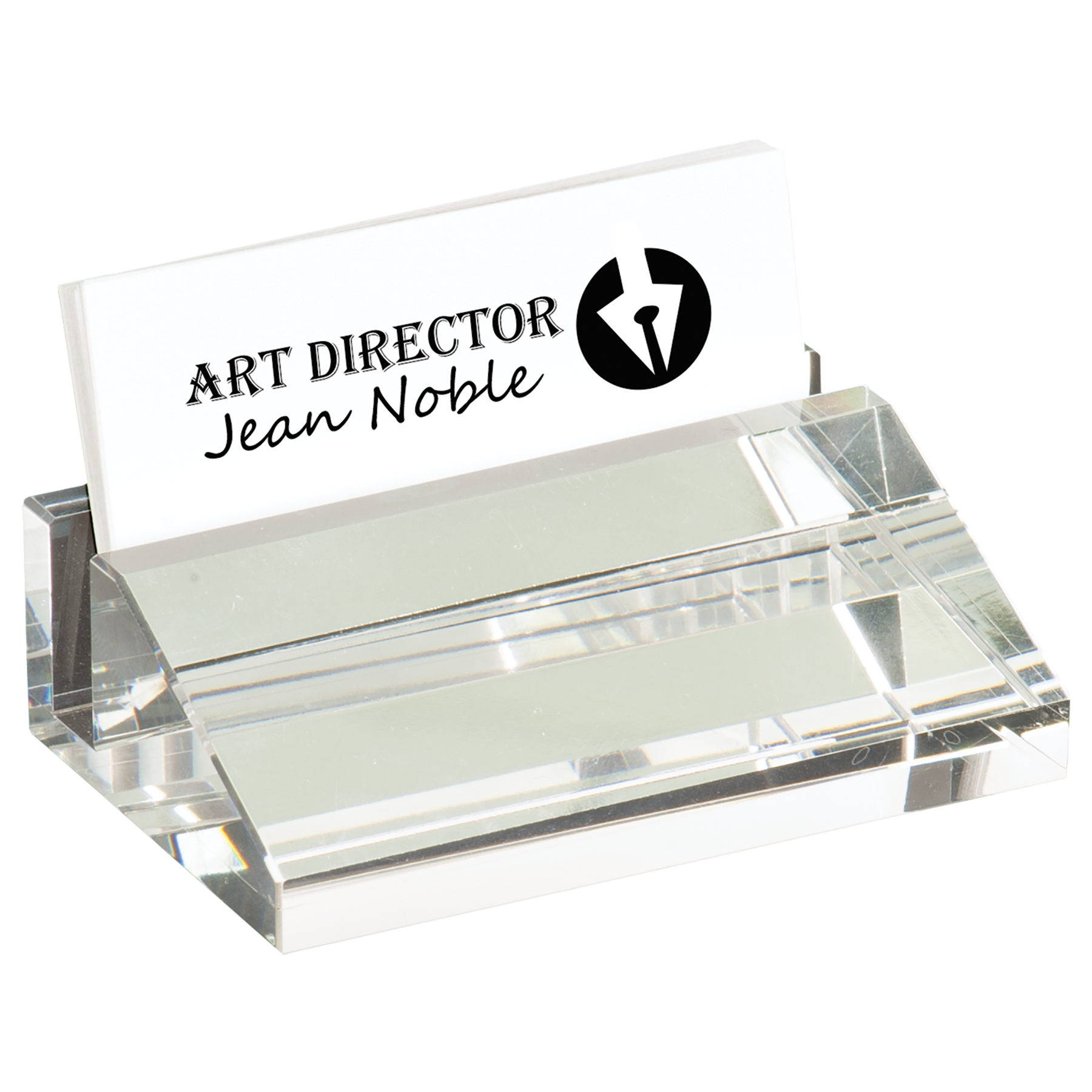 Crystal Business Card Holder