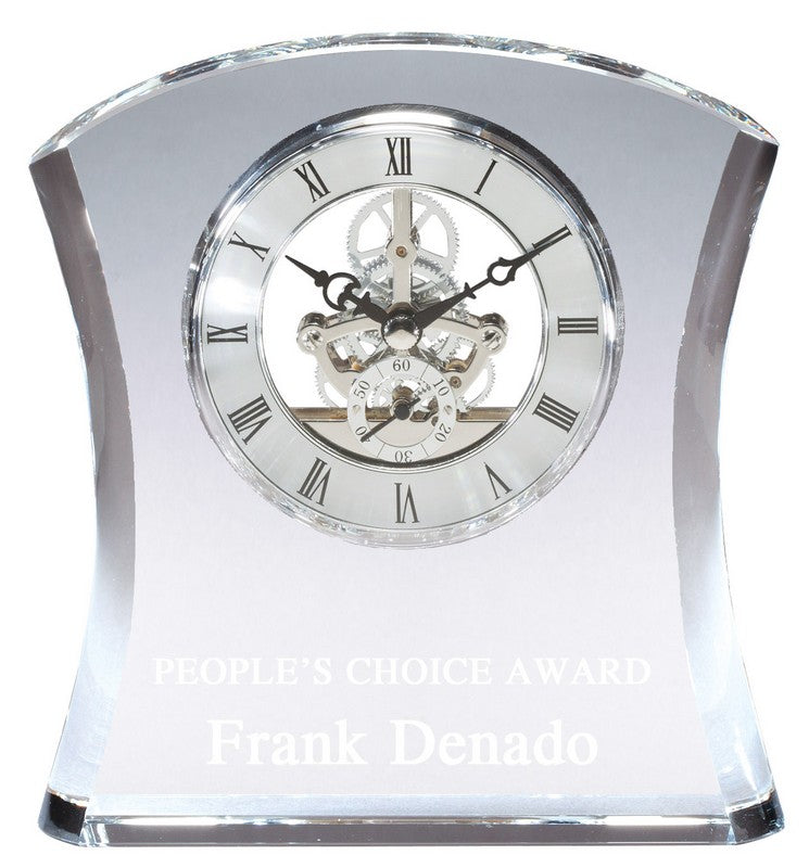 Corporate Crystal Clock