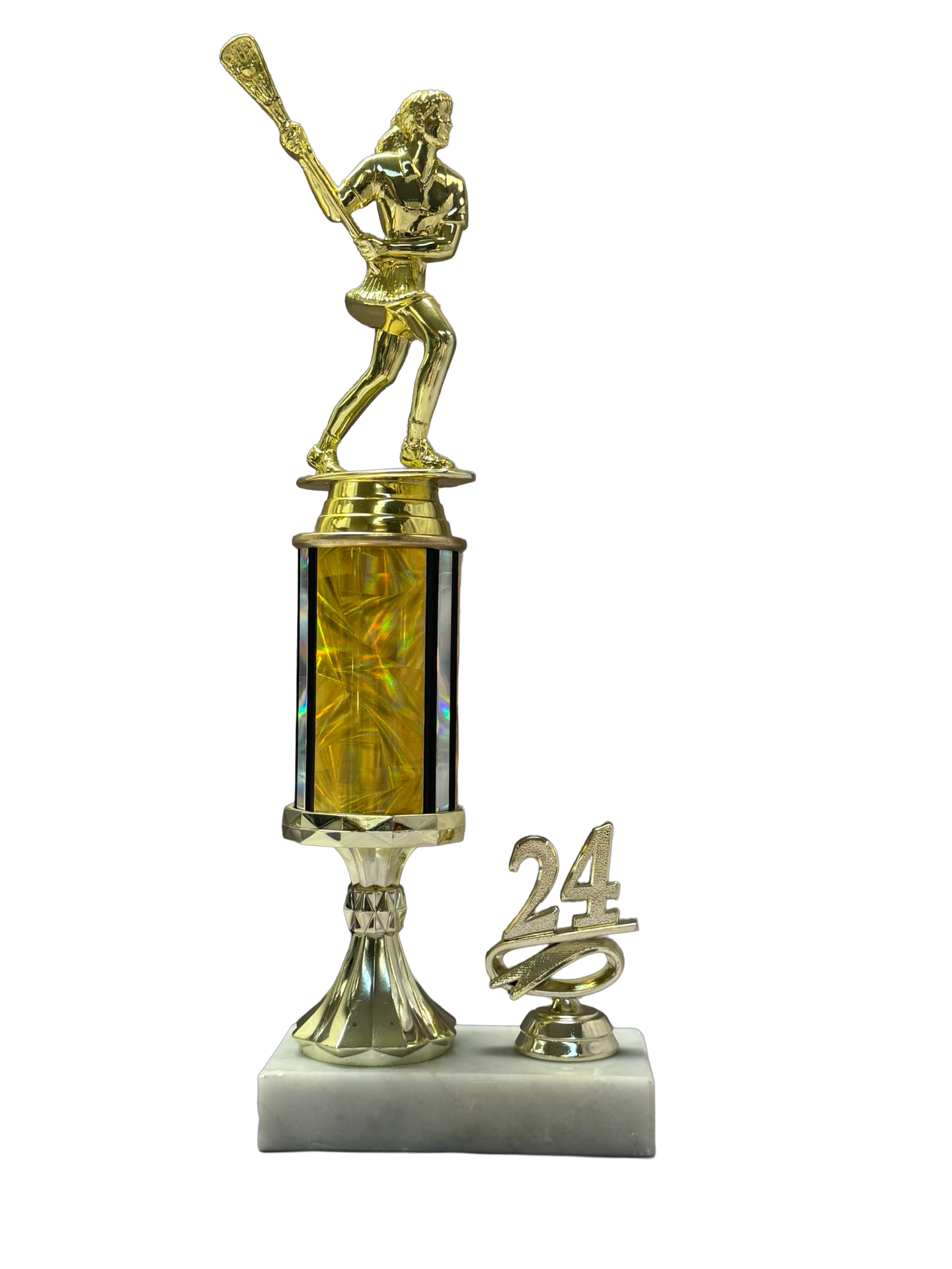 Single Round Column Diamond Stem Riser with Side Trim