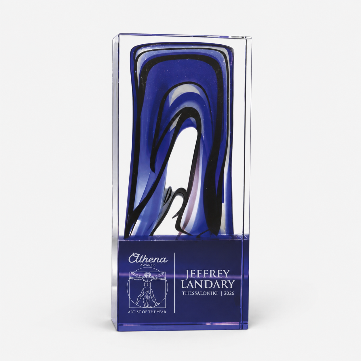 Blue Picasso Art Glass Award