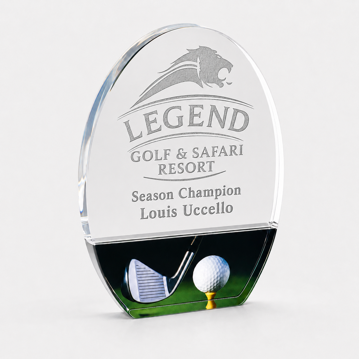Golf Acrylic Award