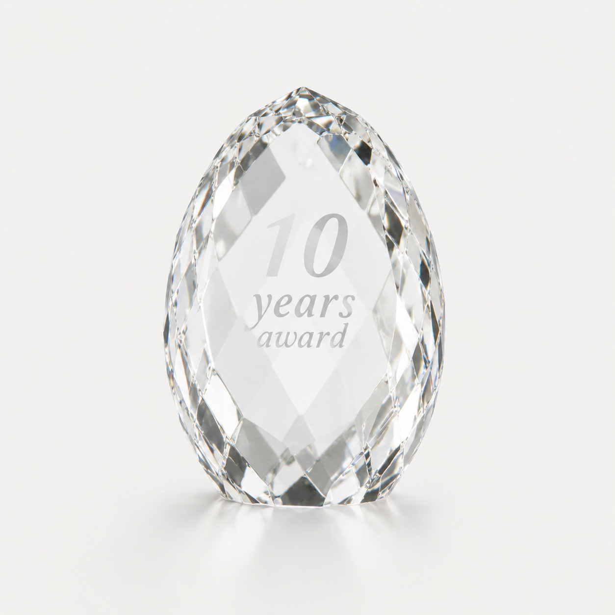 Miniature Faceted Crystal Egg Award