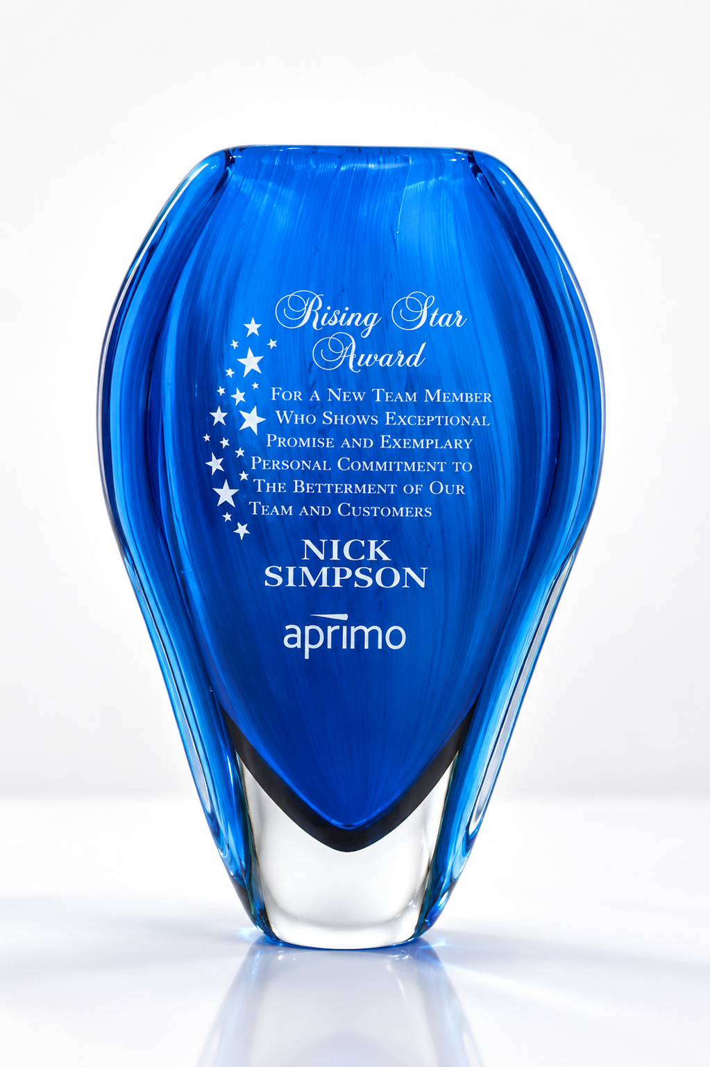 Teardrop Crystal Vase