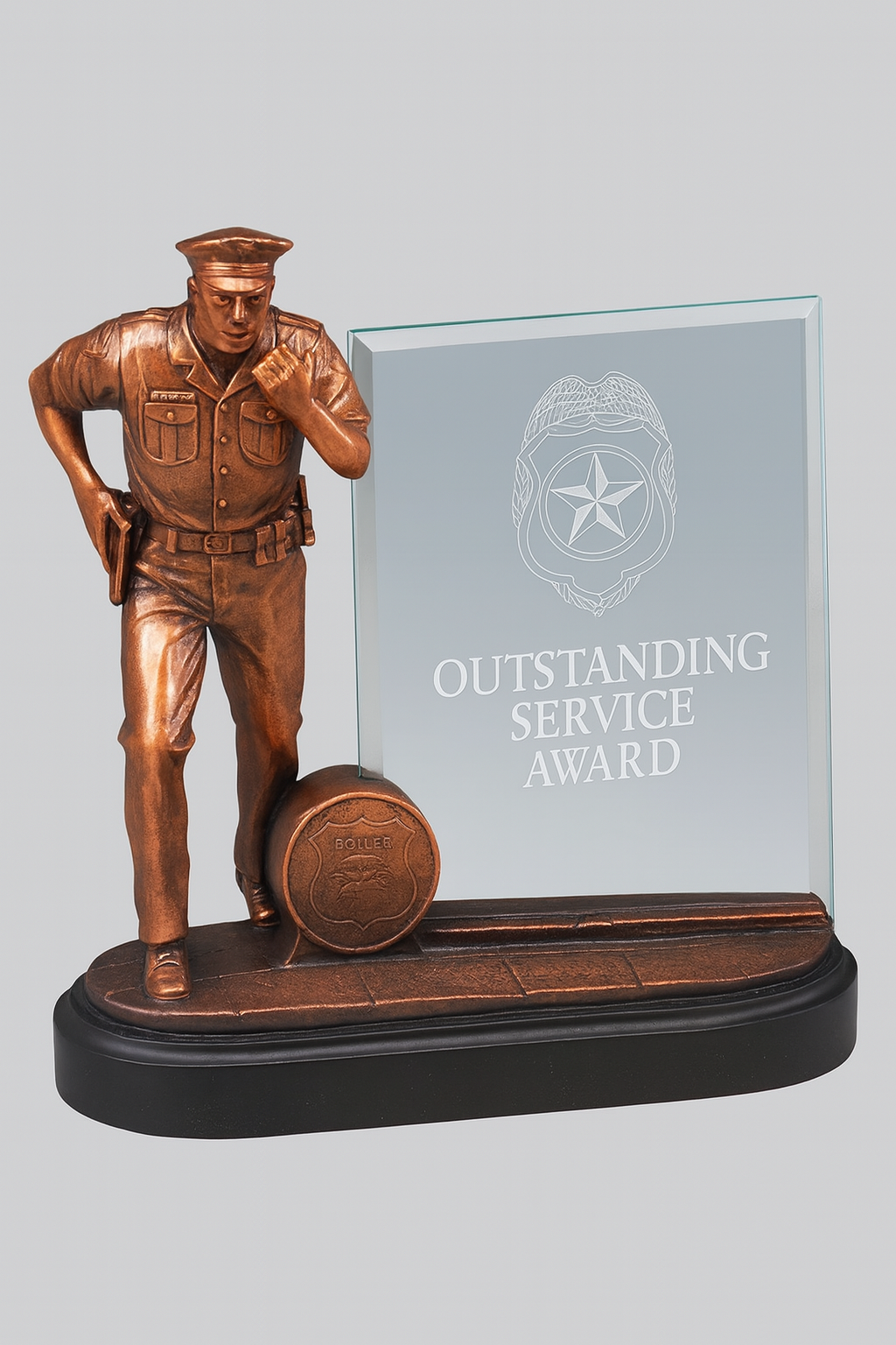 Policeman With Glass