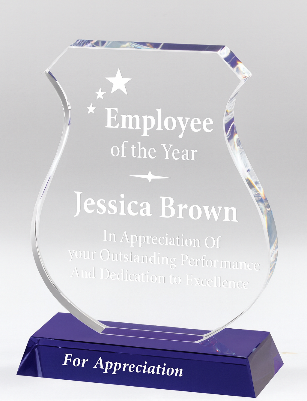 Police Badge Crystal