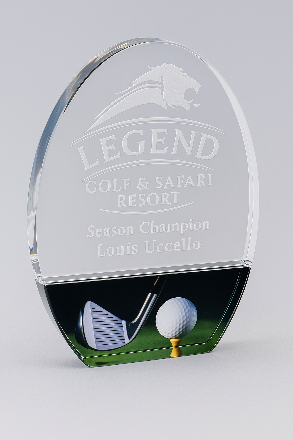 Golf Acrylic Award