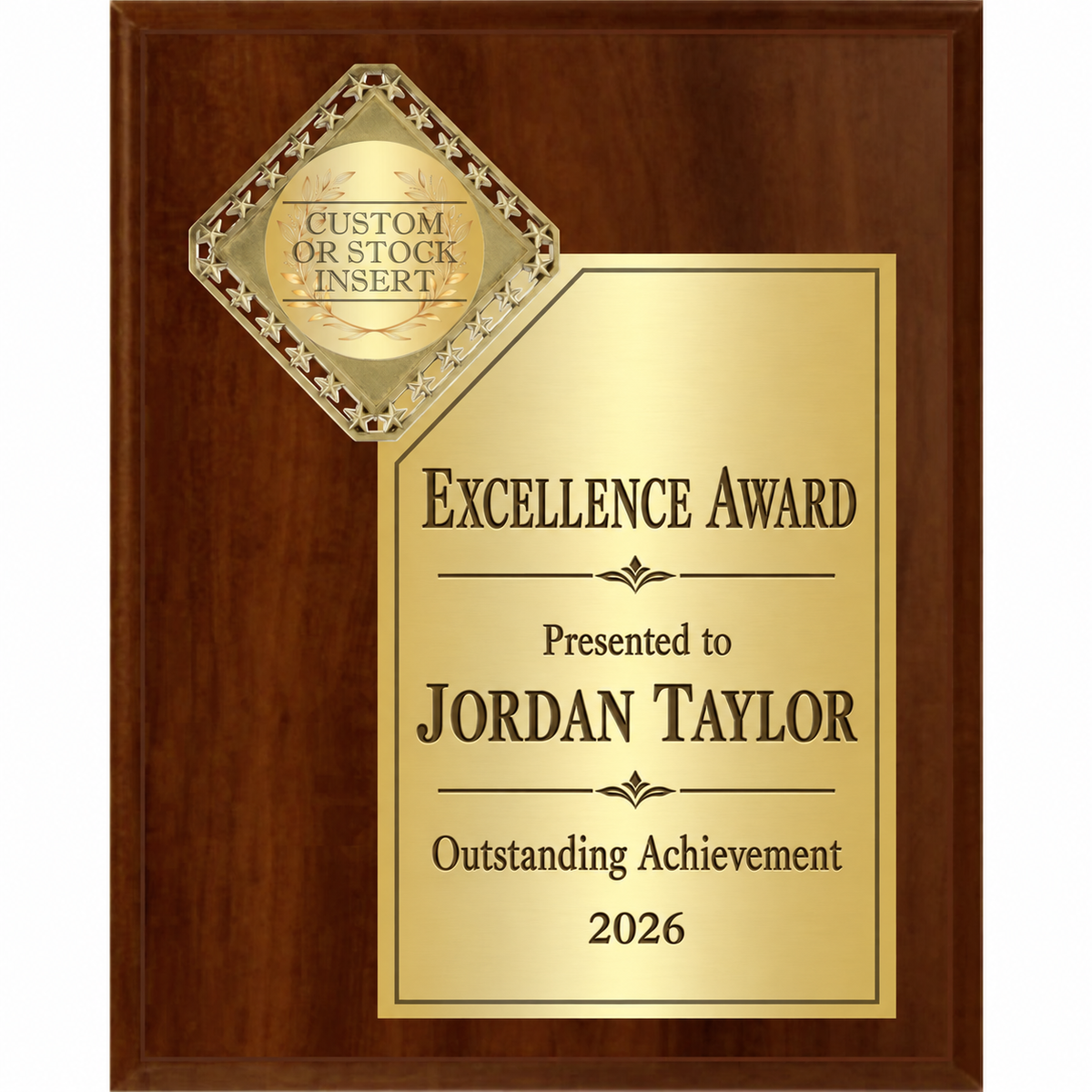 Diamond Medallion Plaque