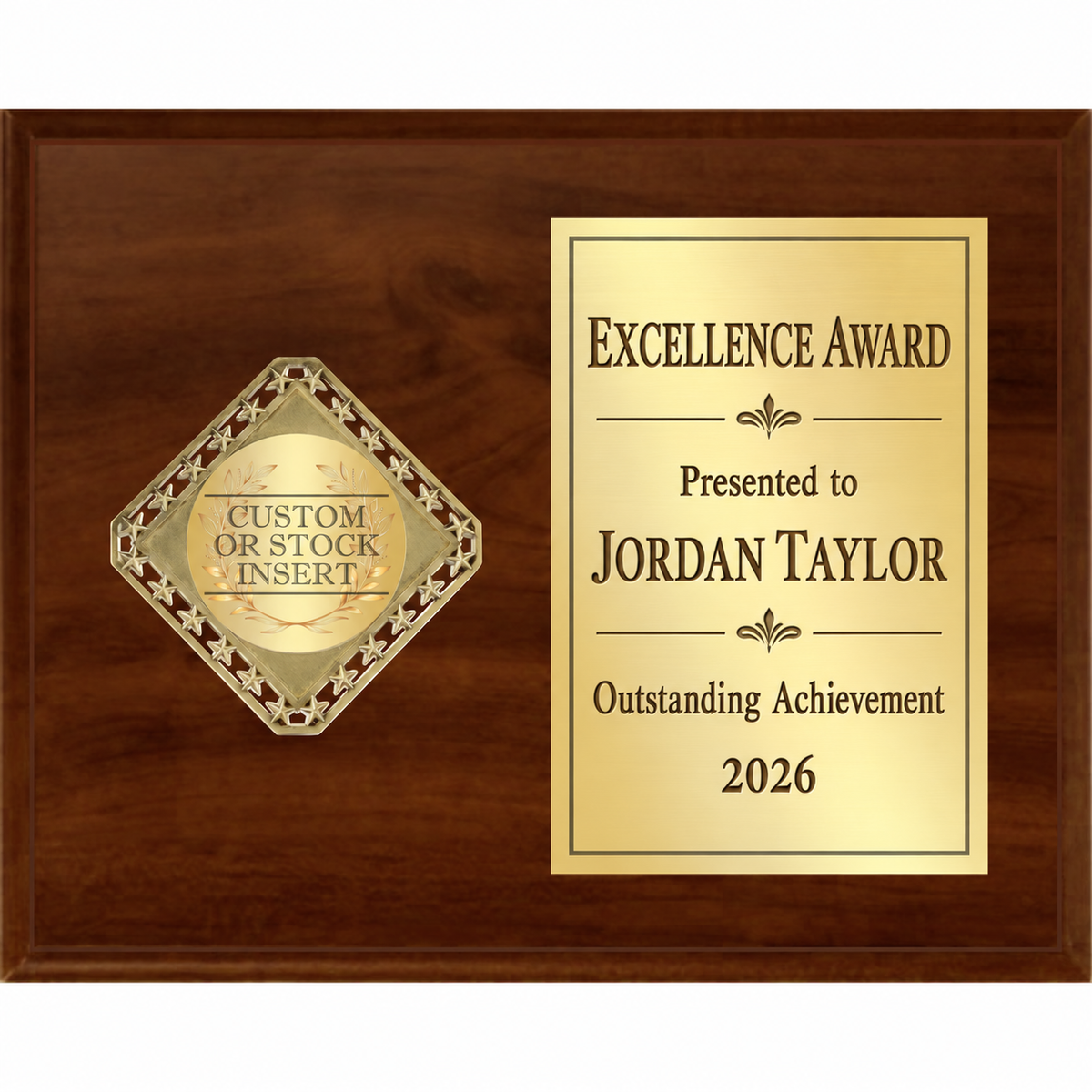 Diamond Plaque Series - Horizontal Plaque